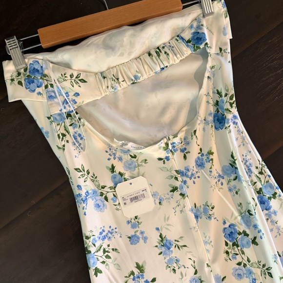 Blue Floral Maxi - Picture 4 of 7